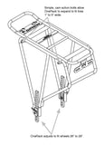 Wren Sports Adjustable Rear Rack