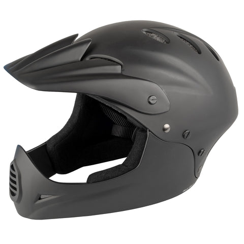 M-WAVE All-In-1 matt black Fullface/Downhill Helmet