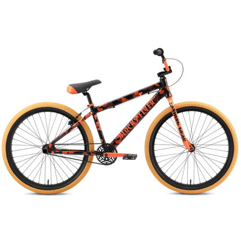 SE Bikes Orange Camo Blocks Flyer 26" BMX